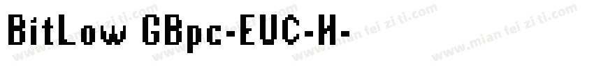 BitLow GBpc-EUC-H字体转换